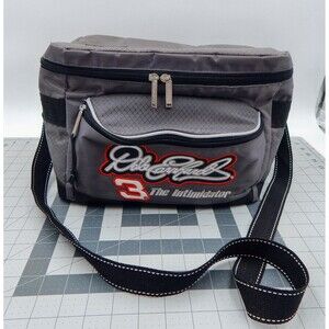 NASCAR Dale Earnhardt #3 Cooler Bag Lunch Tote The Intimidator Race Car Grey
